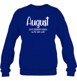 August Birthday Month Unisex Fleece Pullover Sweatshirt