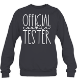 Official Cookie Tester Christmas Shirt Unisex Fleece Pullover Sweatshirt
