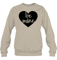 Be Mine Valentine's Day Unisex Fleece Pullover Sweatshirt