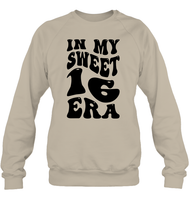 In My Sweet 16 Era Birthday Shirt Unisex Fleece Pullover Sweatshirt