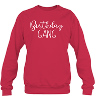 Birthday Gang Unisex Fleece Pullover Sweatshirt