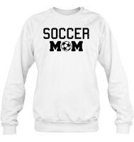 Soccer Mom Sports Shirt Unisex Fleece Pullover Sweatshirt
