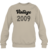 2009 Retro Vintage Birth Year Blast Unisex Fleece Pullover Sweatshirt