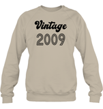 2009 Retro Vintage Birth Year Blast Unisex Fleece Pullover Sweatshirt