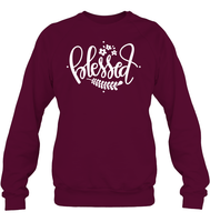 Blessed Shirt Unisex Fleece Pullover Sweatshirt