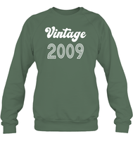2009 Retro Vintage Birth Year Blast Unisex Fleece Pullover Sweatshirt