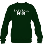Baseball Mom Shirt Unisex Fleece Pullover Sweatshirt