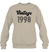 1998 Retro Vintage Birth Year Blast Unisex Fleece Pullover Sweatshirt