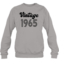 1965 Retro Vintage Birth Year Blast Unisex Fleece Pullover Sweatshirt