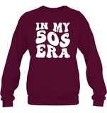 In My 50s Birthday Era Birthday Shirt Unisex Fleece Pullover Sweatshirt