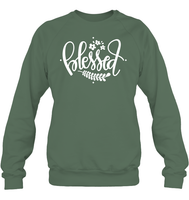 Blessed Shirt Unisex Fleece Pullover Sweatshirt