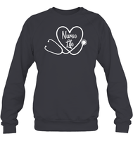 Nurse Life Nurse Shirt Unisex Fleece Pullover Sweatshirt