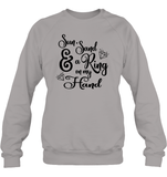 Sun Sand And A Ring On My Hand Bachelorette Unisex Fleece Pullover Sweatshirt For Women