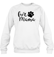 Fur Mama Pet Shirt Unisex Fleece Pullover Sweatshirt