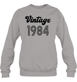 1984 Retro Vintage Birth Year Blast Unisex Fleece Pullover Sweatshirt