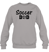 Soccer Dad Sports Shirt Unisex Fleece Pullover Sweatshirt