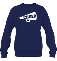 Cheer T Shirt Unisex Fleece Pullover Sweatshirt