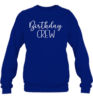 Birthday Crew Unisex Fleece Pullover Sweatshirt