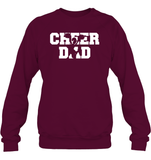 Cheer Dad With Cheerleader Unisex Fleece Pullover Sweatshirt