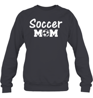 Soccer Mom Sports Shirt Unisex Fleece Pullover Sweatshirt