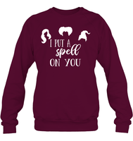 Hocus Pocus I Put A Spell on You Unisex Fleece Pullover Sweatshirt