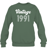 1991 Retro Vintage Birth Year Blast Unisex Fleece Pullover Sweatshirt