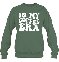 In My Coffee Era Shirt Unisex Fleece Pullover Sweatshirt