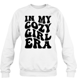 In My Cozy Girl Era Shirt Unisex Fleece Pullover Sweatshirt