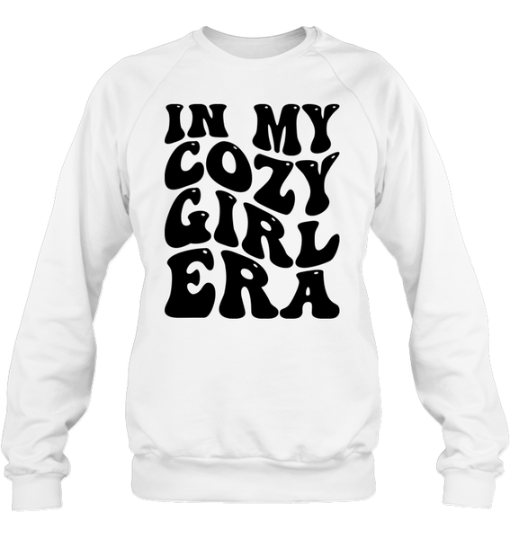 In My Cozy Girl Era Shirt Unisex Fleece Pullover Sweatshirt