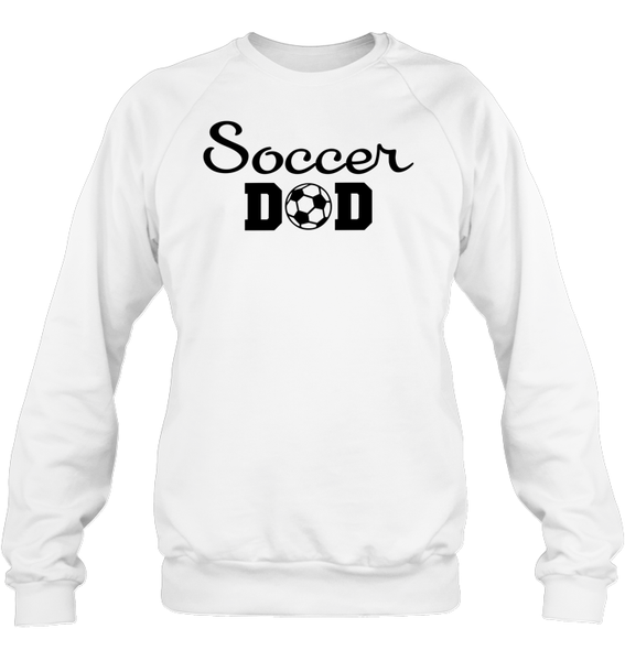 Soccer Dad Sports Shirt Unisex Fleece Pullover Sweatshirt