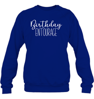 Birthday Entourage Unisex Fleece Pullover Sweatshirt