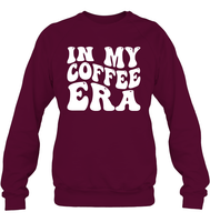 In My Coffee Era Shirt Unisex Fleece Pullover Sweatshirt