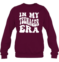 In My Teenager Era Birthday Shirt Unisex Fleece Pullover Sweatshirt