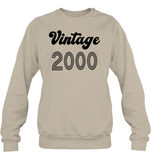 2000 Retro Vintage Birth Year Blast Unisex Fleece Pullover Sweatshirt