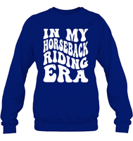 In My Horseback Riding Era Unisex Fleece Pullover Sweatshirt