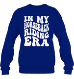 In My Horseback Riding Era Unisex Fleece Pullover Sweatshirt