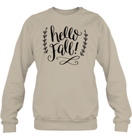 Hello Fall Shirt – Welcome the Coziest Season Unisex Fleece Pullover Sweatshirt