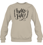 Hello Fall Shirt – Welcome the Coziest Season Unisex Fleece Pullover Sweatshirt