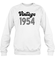 1954 Retro Vintage Birth Year Blast Unisex Fleece Pullover Sweatshirt