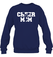 Cheer Mom With Cheerleader Unisex Fleece Pullover Sweatshirt