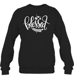 Blessed Shirt Unisex Fleece Pullover Sweatshirt