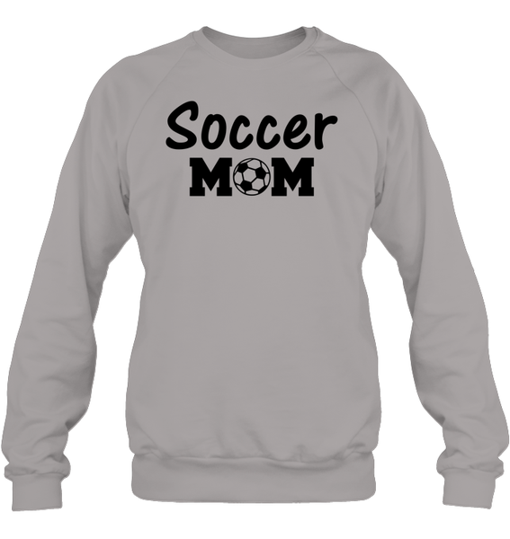 Soccer Mom Sports Shirt Unisex Fleece Pullover Sweatshirt