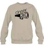 Cheer Mom With Megaphone Unisex Fleece Pullover Sweatshirt