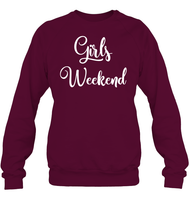 Girls Weekend Girls Trip Shirt Unisex Fleece Pullover Sweatshirt