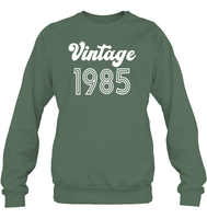 1985 Retro Vintage Birth Year Blast Unisex Fleece Pullover Sweatshirt