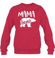 Mama Bear Family Shirt Unisex Fleece Pullover Sweatshirt