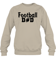 Football Dad Shirt - The Ultimate Game Day Essential Unisex Fleece Pullover Sweatshirt