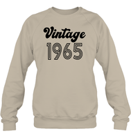 1965 Retro Vintage Birth Year Blast Unisex Fleece Pullover Sweatshirt