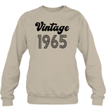 1965 Retro Vintage Birth Year Blast Unisex Fleece Pullover Sweatshirt