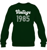 1985 Retro Vintage Birth Year Blast Unisex Fleece Pullover Sweatshirt
